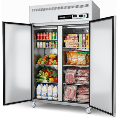 48 W Commercial Freezer Refrigerator Combo 36 Cu.ft Upright Freezer — Digitale Essentials, model YY1-MK-48RF