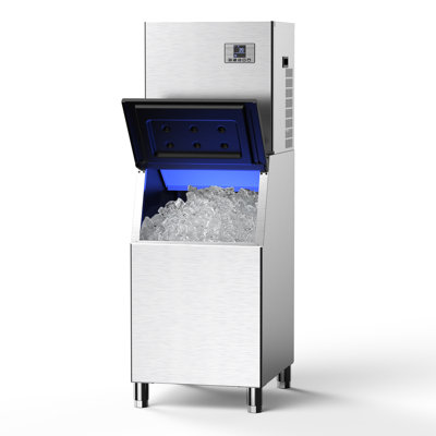 Commercial Ice Maker Machine 550LBS/24H with 360LBS Storage | Fridge.com