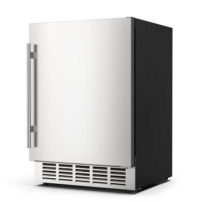 24 Inch Indoor/Outdoor Beverage Refrigerator, 190 Can Capacity Cooler with IPX4 Weather Resistance | Fridge.com