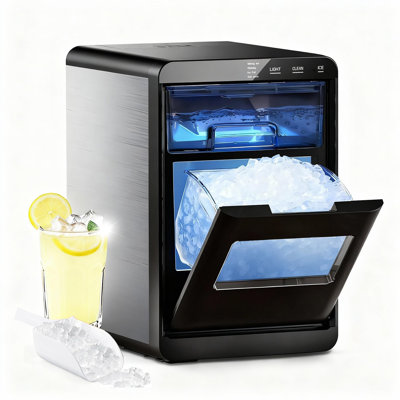 Countertop Nugget Ice Maker - 44LBS/Day Chewable Ice with Contactless Dispensing for Home, Office & Party | Fridge.com
