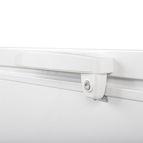 Duura Chest Freezer Sub-Zero Commercial Freezer With Split Top Double Locking Lids, Indoor Or Outdoor Ready For Garage, Basement, Restaurant, Café, 30 cu. ft., White - View 4 | Fridge.com