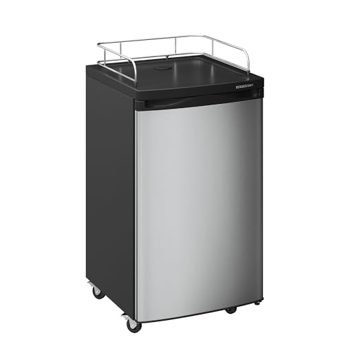 EdgeStar BR2001SS Ultra Low Temp Stainless Steel Refrigerator For Kegerator Conversion - View 3 | Fridge.com