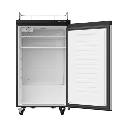 EdgeStar BR2001SS Ultra Low Temp Stainless Steel Refrigerator For Kegerator Conversion - View 4 | Fridge.com