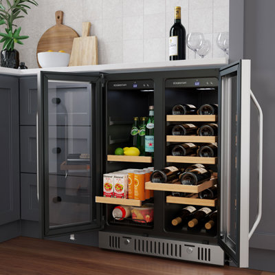24 Inch Wide 18 Bottle Capacity and 47 Can Capacity Wine and Beverage Cooler | Fridge.com