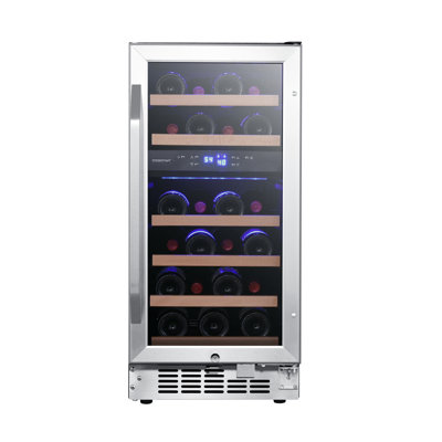 26 Bottle Dual Zone Built-In Wine Refrigerator | Fridge.com