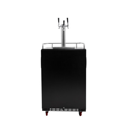 EdgeStar 6.62 Cubic Feet Triple Tap Freestanding Kegerator with Door Lock and | Fridge.com