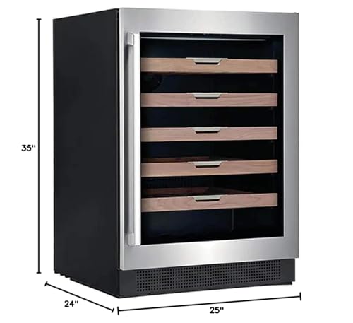 Electrolux Ei24wc15vs / Ei24wc15vs / Ei24wc15vs 24 Inch Under-Counter Wine Cooler - View 2 | Fridge.com