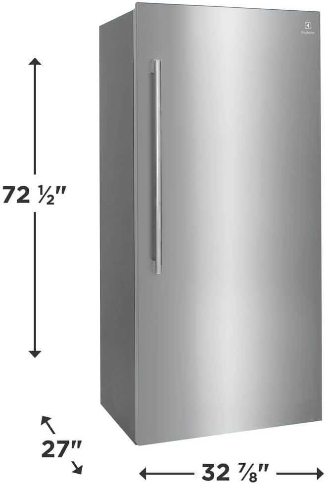 Electrolux EI33AR80WS 19 cu. ft. 33 Inch Counter-Depth Stainless Steel Refrigerator - View 2 | Fridge.com