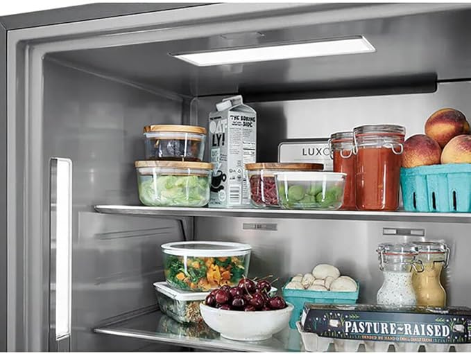 Electrolux EI33AR80WS 19 cu. ft. 33 Inch Counter-Depth Stainless Steel Refrigerator - View 4 | Fridge.com
