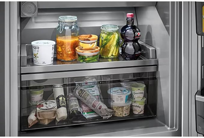 Electrolux EI33AR80WS 19 cu. ft. 33 Inch Counter-Depth Stainless Steel Refrigerator - View 6 | Fridge.com
