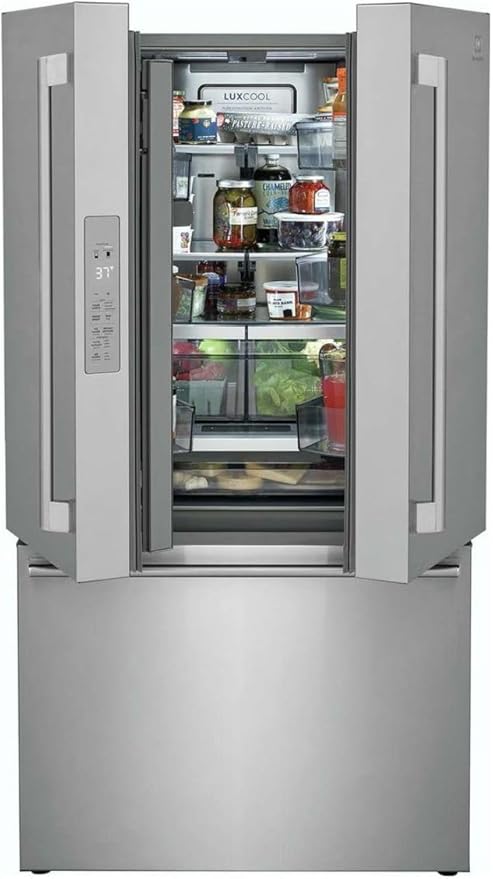 Electrolux Erfg2393a 36 Inch Wide 22.6 Cu. Ft. Energy Star Certified French Door Refrigerator With Tastelock - Stainless Steel - View 2 | Fridge.com
