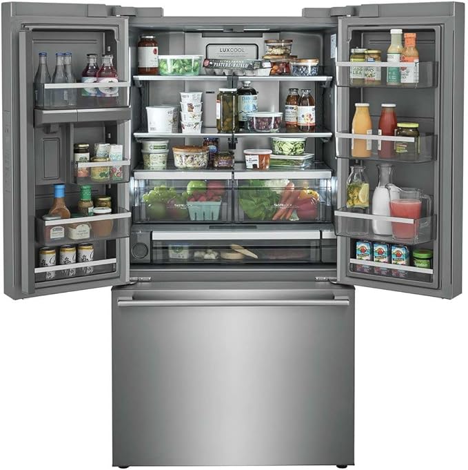 Electrolux Erfg2393a 36 Inch Wide 22.6 Cu. Ft. Energy Star Certified French Door Refrigerator With Tastelock - Stainless Steel - View 4 | Fridge.com