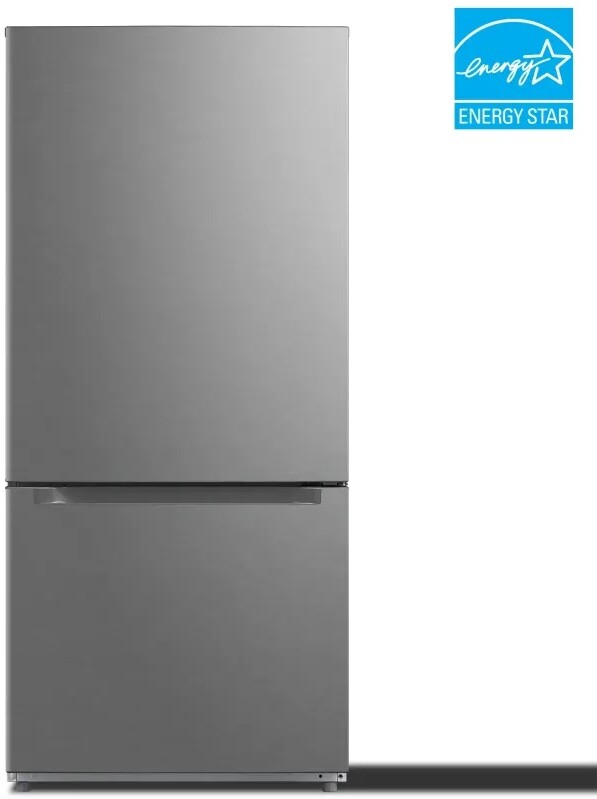 Element 30 Inch Bottom Freezer Refrigerator ERBM19CBS | Fridge.com