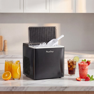 Ultra-Quiet Bullet Ice Maker, Fast Ice Production Self-Cleaning Ice Machine for Home & Office Use | Fridge.com
