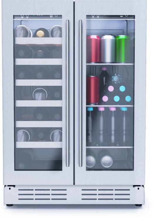 Elica 23" Freestanding/Built In Undercounter Beverage Center EBF52SS1 | Fridge.com