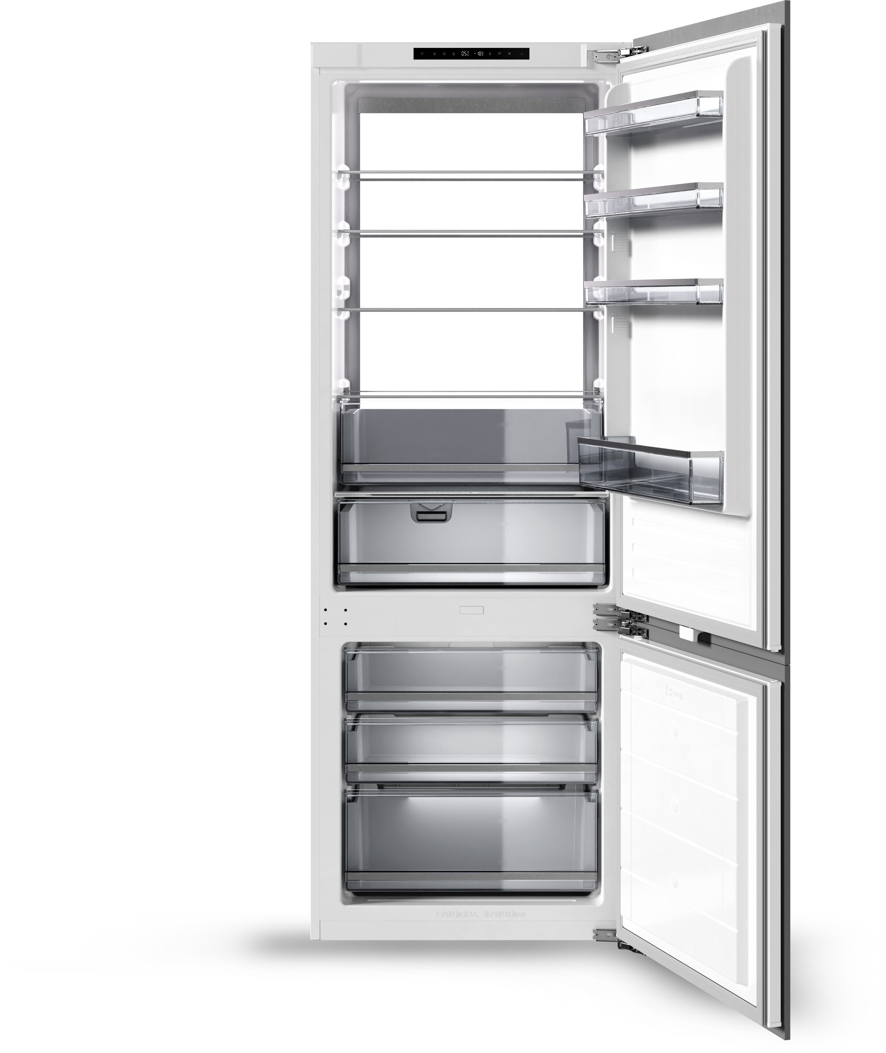 Elica 28 Inch Dolomite 28" Built In Bottom Freezer Refrigerator ER28SRB12XPR — FIN-0019789 | Fridge.com