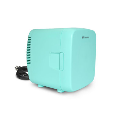 Emerson EFC-5001 Portable XL Mini Fridge Cooler for 12 Cans, 8L Capacity, AC/DC Power Compatibility, Removable Shelf, Lightweight Design  Ideal for H | Fridge.com