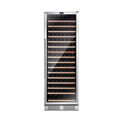 Empava Single Zone 23.4'' Built-In 171 Bottle Wine Refrigerator with Reversible Door | Fridge.com