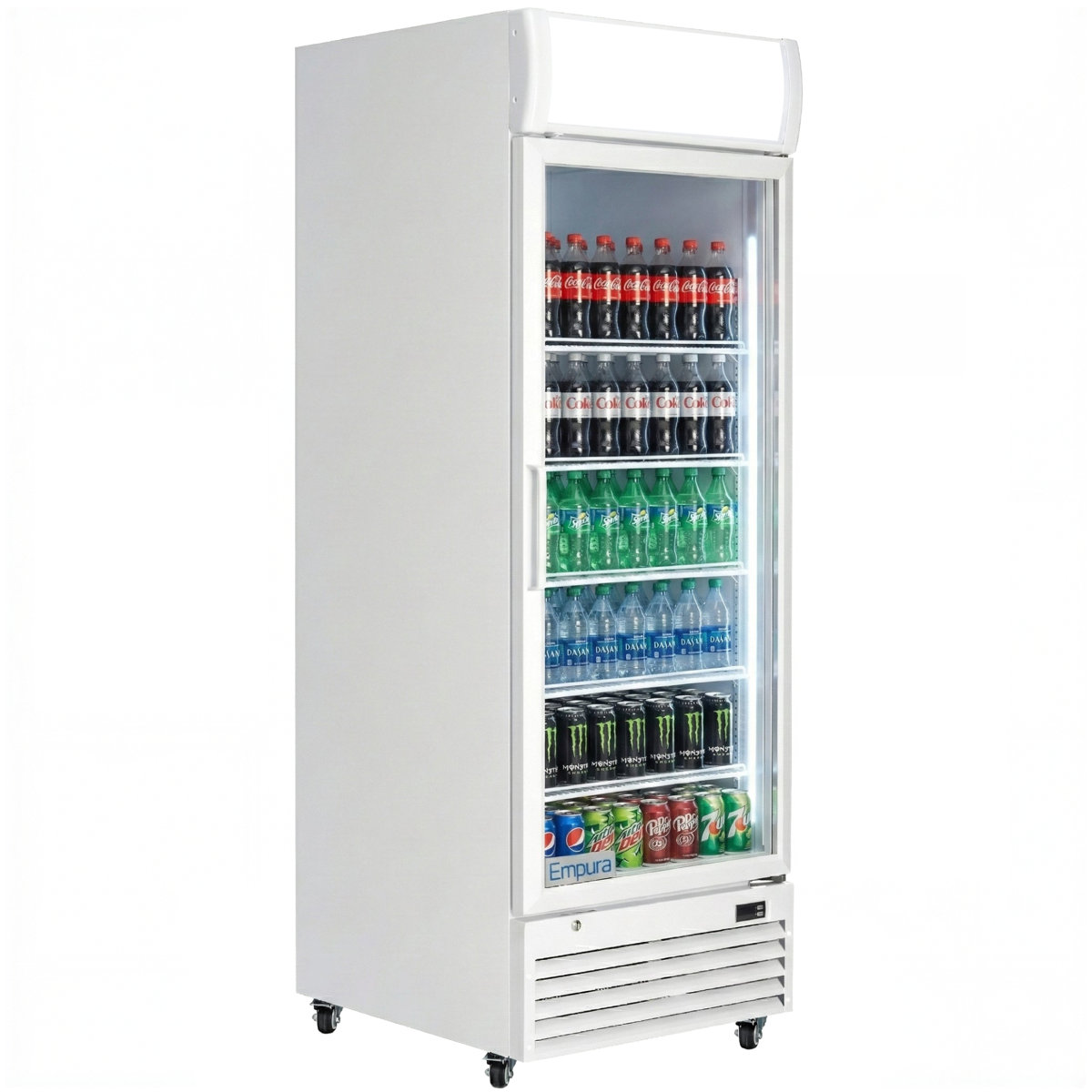 27.6" Swing Glass Door Merchandiser Refrigerator W/ 1 Door, 23 Cu Ft, 115V | Fridge.com