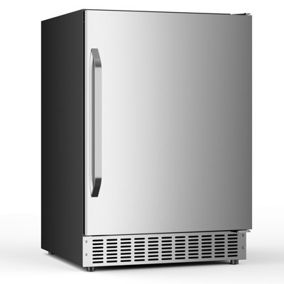 Eorice 24" 180-Can Indoor/Outdoor Under Counter Beverage Refrigerator, Built-In or Freestanding, Curved Handle | Fridge.com