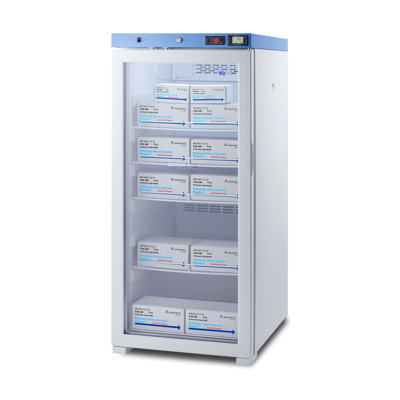 EQtemp 24" Wide Upright Healthcare Refrigerator, Certified to NSF/ANSI 456 Vaccine Storage — FIN-0018044 | Fridge.com