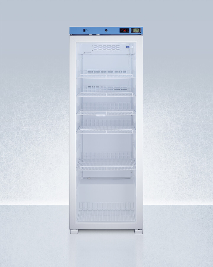 EQtemp 24" Wide Upright Healthcare Refrigerator, Certified to NSF/ANSI 456 Vaccine Storage — FIN-0018337 | Fridge.com