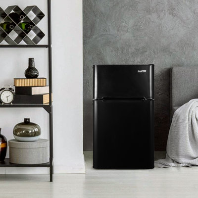 Conserv 19" STAINLESS Compact 2 Door Mini Refrigerator 3cf Reversible Door 110V | Fridge.com