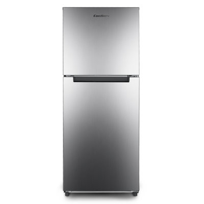 Conserv 10cf Top Freezer Refrigerator 24in Frost Free E-Star Quiet 43dB 110V SS | Fridge.com