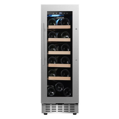 18 Bottle WINE REFRIGERATOR Freestanding/Builtin 7 Color LED 110V | Fridge.com