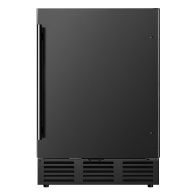 Euhomy 23.5'' W 180 Cans 5 Cu Ft Beverage Refrigerator - Freestanding/Built-In/Under Counter Cooler With Commercial-Grade Stainless Steel Door & Rever | Fridge.com