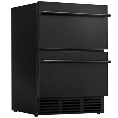 Euhomy 23.5"W 5 Cubic Feet 160 Cans Under-Counter Beverage Refrigerator- Freestanding/Built-In/Under Counter Cooler With Commercial Grade Double Stain | Fridge.com