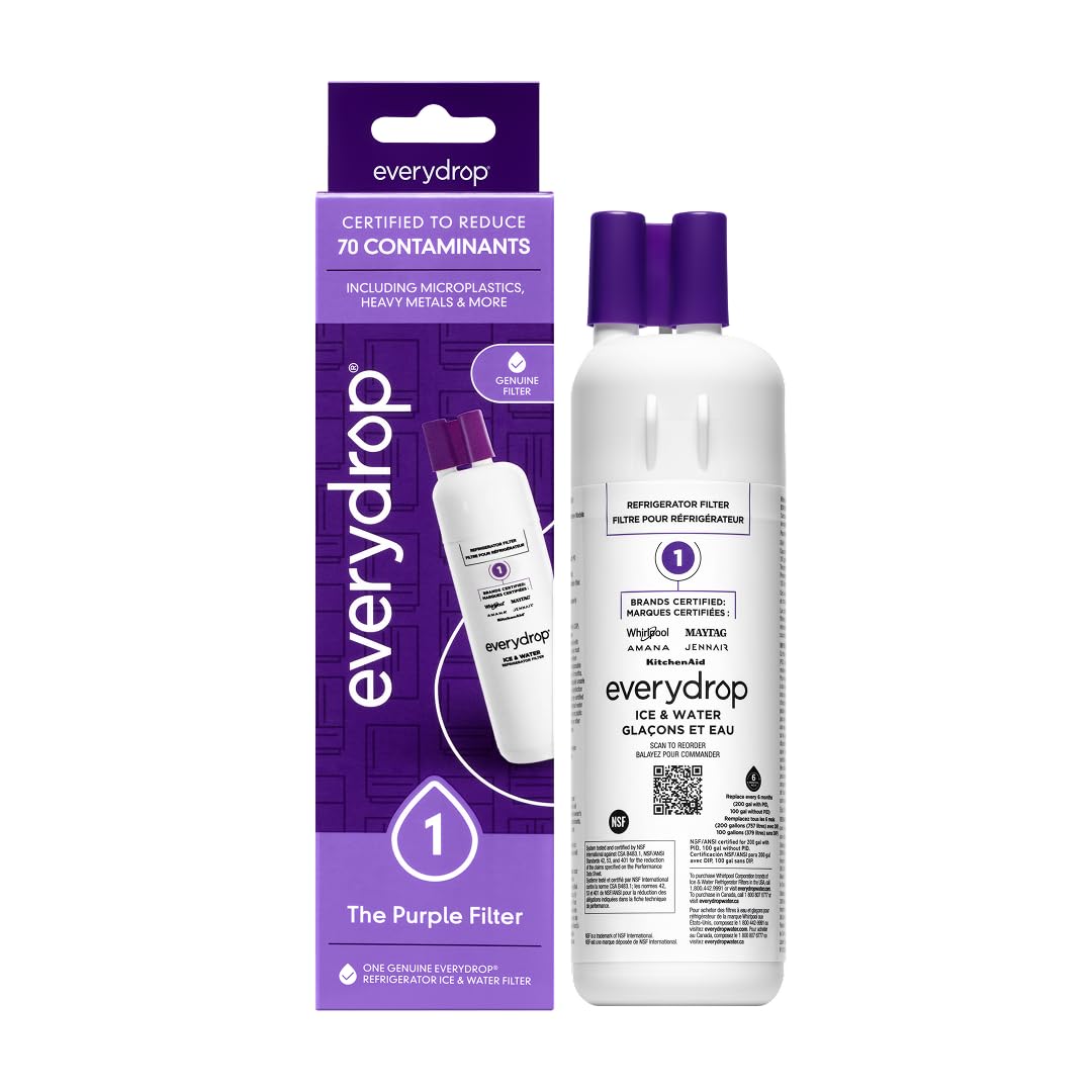 Everydrop By Whirlpool Ice And Water Refrigerator Filter 1, Edr1rxd1, Single-Pack - View 1 | Fridge.com