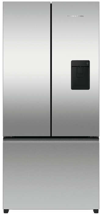 Fisher & Paykel - 32 in. Wide Counter-Depth 18 cu. Ft. Smart French Door Refrigerator with Ice and Water - Stainless Steel | Fridge.com