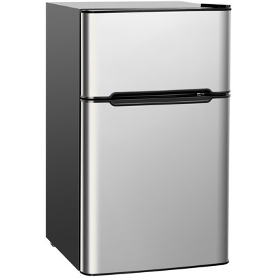 FORCLOVER 3.2 Cubic Feet cu. ft. Freestanding Mini Fridge with Freezer | Fridge.com