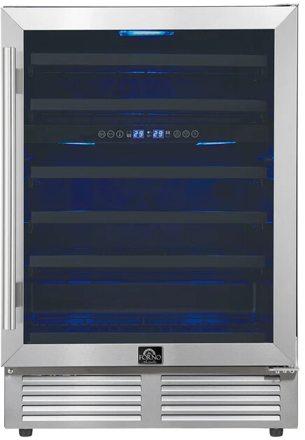Forno Bacchino 24 Inch Wine Cooler with LED Lighting, — FIN-0018431 | Fridge.com
