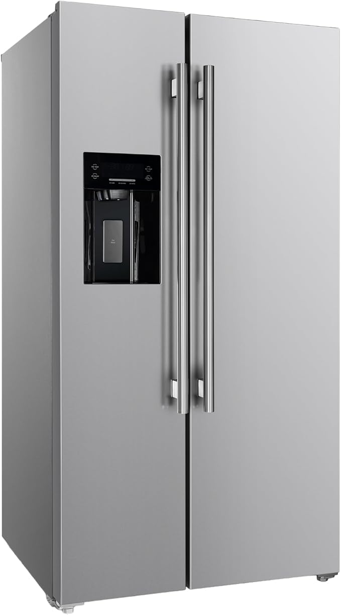 Forno Salerno 36" Side-by-Side Refrigerator and Freezer with 20 Cubic Ft. | Fridge.com