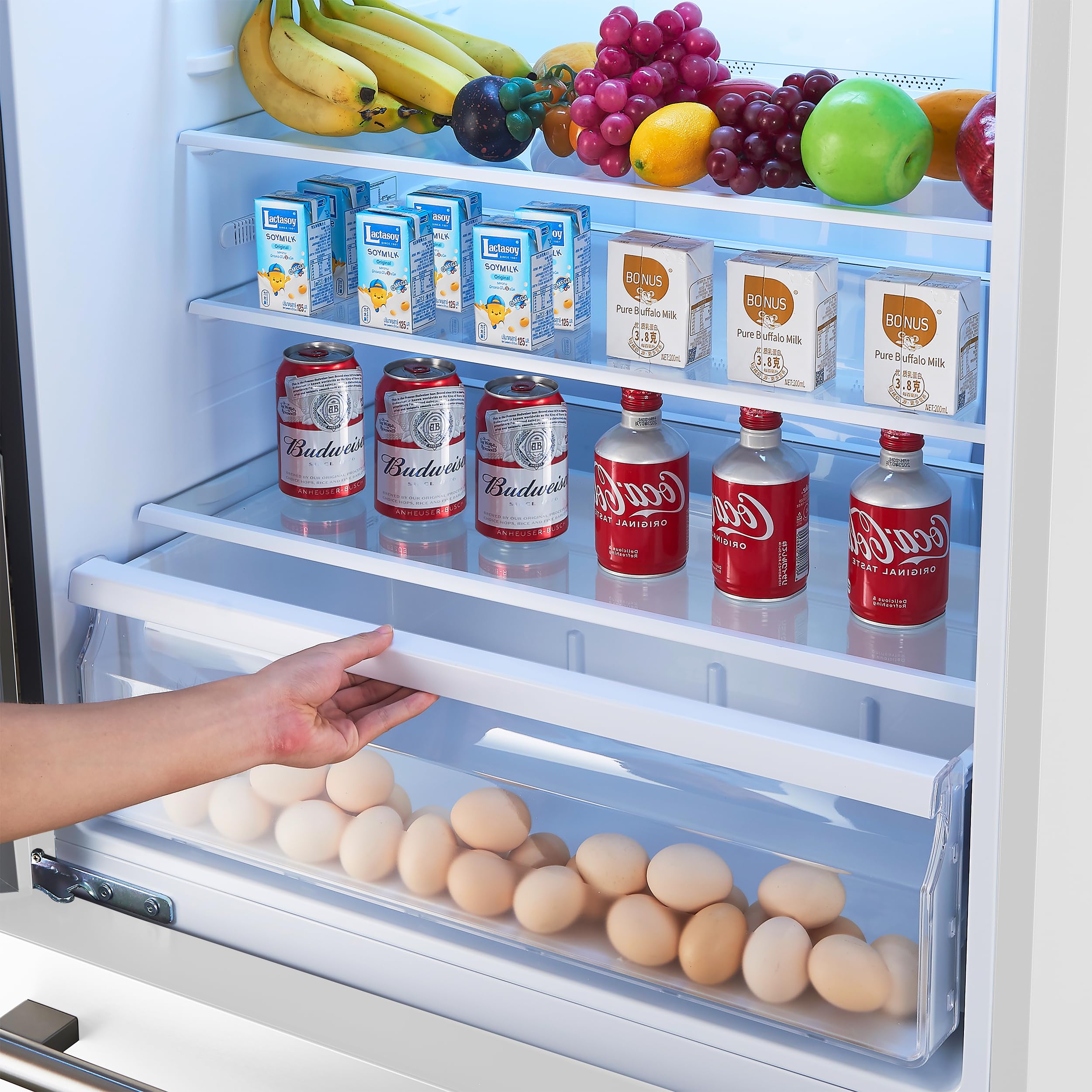 Forno Milano 2-Piece 62-Inch Freestanding Bottom Freezer Refrigerator, , 34.4 cu.ft, - View 4 | Fridge.com