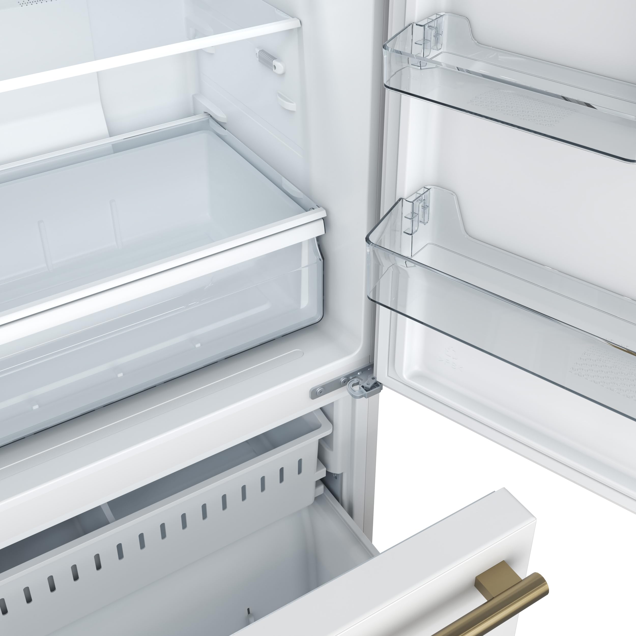 Forno Milano 2-Piece 62-Inch Freestanding Bottom Freezer Refrigerator, , 34.4 cu.ft, - View 6 | Fridge.com