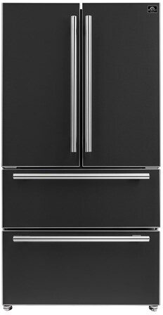 Forno Espresso Moena 36-inch French Door Refrigerator, 19.2 cu.ft with Ice Maker | Fridge.com
