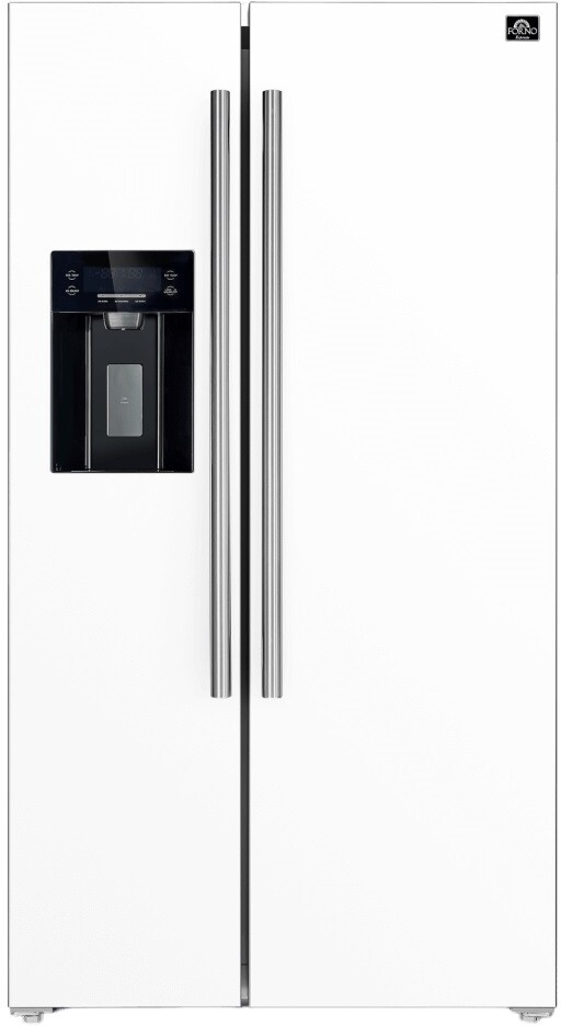 Forno Salerno 36-inch Side-by-Side 20 cu.ft Refrigerator with External Ice & Water Dispenser | Fridge.com