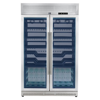 FORNO Abruzzo 48-Inch Dual Zone Wine Cellar, 102 Bottles, 24 cu. ft., Acrylic Holders & Shelves | Fridge.com