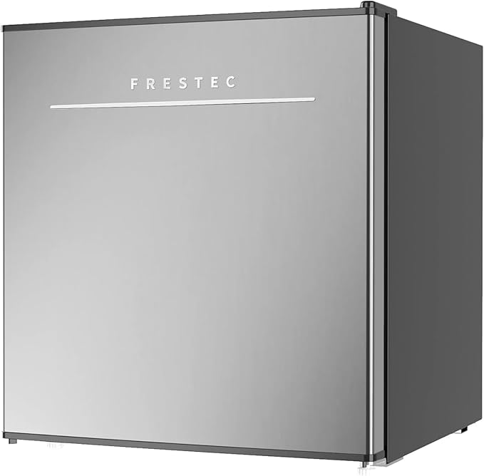 Frestec 1.7 Cu.Ft Mini Fridge with Freezer, Mini Fridge for Bedroom, Small Refrigerator, Dorm Refrigerators with Freezer, Compact Refrigerator for Office, Apartment, Dorm, Bedroom (Grey) | Fridge.com