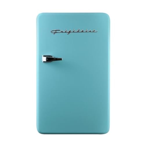 FRIGIDAIRE EFR372-BLUE 3.2 Cu Ft Blue Retro Compact Rounded Corner Premium Mini Fridge | Fridge.com