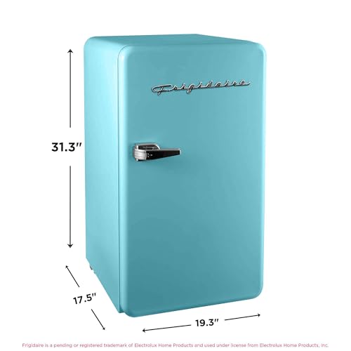 Frigidaire EFR372-BLUE 3.2 cu ft Blue Retro Compact Rounded Corner Premium Mini Fridge - View 3 | Fridge.com