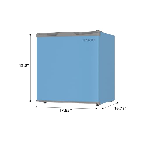 Frigidaire EFR115 Mini Refrigerator - Energy Saving - Cfc Free - Slide Out Shelves - Ideal For For Dorm, Office, RV, Garage, Apartment - 1.6 Cubic Feet, Blue - View 3 | Fridge.com