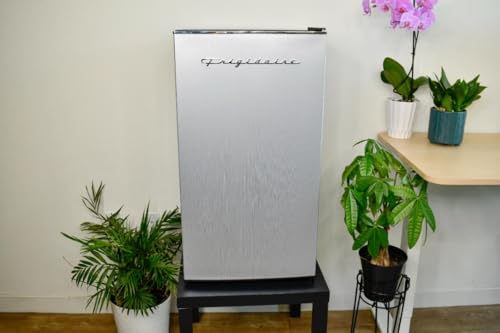 Frigidaire EFR323 3.2 cu ft Compact Fridge, Mini Refrigerator, Stainless Steel, Platinum Series - View 2 | Fridge.com