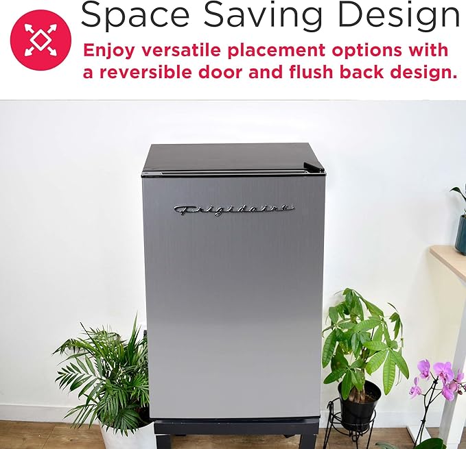 Frigidaire Efr285-6com, 2.5 Cu Ft Refrigerator, Stainless Steel Door, Platinum Series - View 6 | Fridge.com