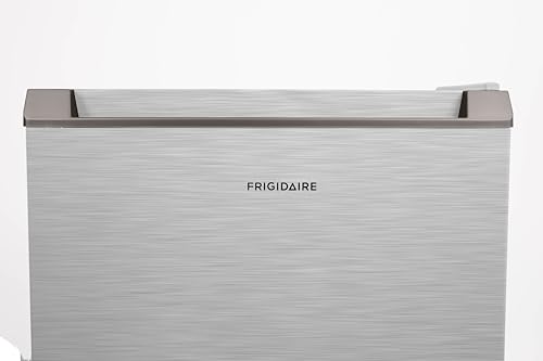 Frigidaire Compact Refrigerator With Top Freezer - 2 Door Fridge With 3.2 Cu Ft, Contemporary Series, Platinum - View 6 | Fridge.com