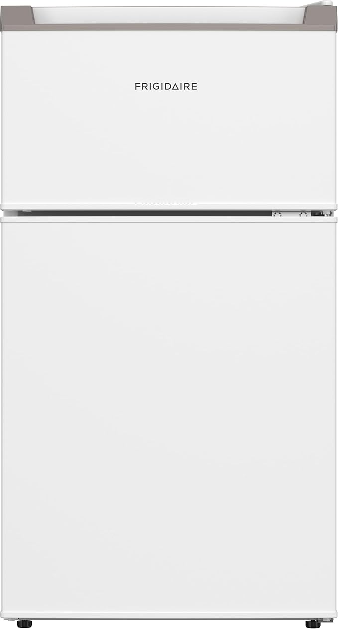 Frigidaire Compact Refrigerator with Top Freezer - 2 Door Fridge with 3.2 Cu Ft, Contemporary Series, White | Fridge.com