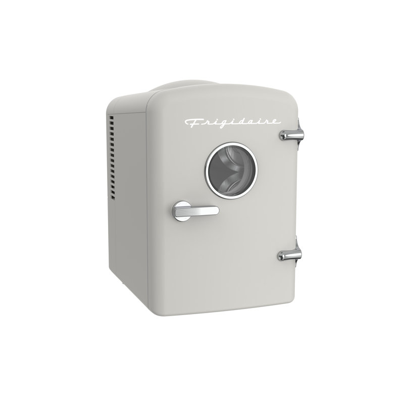 Frigidaire 4L Mini Fridge Cooler, Holds up to 6 Cans, Portable Thermoelectric Skincare & Beverage Cooler for Car, Office, Bedroom, Dorm Room, Moonbeam | Fridge.com